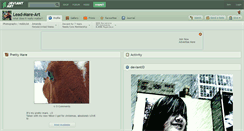 Desktop Screenshot of lead-mare-art.deviantart.com