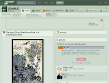 Tablet Screenshot of jcharlie.deviantart.com