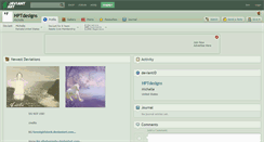 Desktop Screenshot of hptdesigns.deviantart.com