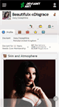 Mobile Screenshot of beautifulx-xdisgrace.deviantart.com