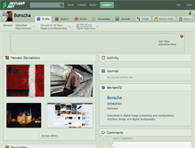 Tablet Screenshot of bonscha.deviantart.com