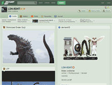 Tablet Screenshot of ldn-rdnt.deviantart.com