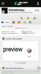 Mobile Screenshot of felinefantasy.deviantart.com