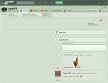 Tablet Screenshot of crank89.deviantart.com