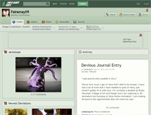 Tablet Screenshot of fairamay09.deviantart.com