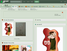 Tablet Screenshot of g--c.deviantart.com