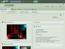 Tablet Screenshot of cirraxlankart.deviantart.com
