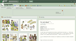 Desktop Screenshot of fushigi-reptile.deviantart.com