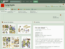 Tablet Screenshot of fushigi-reptile.deviantart.com