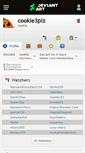 Mobile Screenshot of cookie3plz.deviantart.com