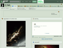 Tablet Screenshot of mr-magic.deviantart.com