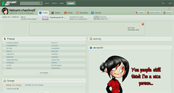 Desktop Screenshot of natsumi-chan0wolf.deviantart.com