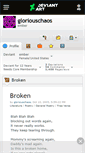 Mobile Screenshot of gloriouschaos.deviantart.com