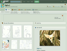 Tablet Screenshot of bigfox3.deviantart.com