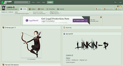 Desktop Screenshot of linkin-d.deviantart.com