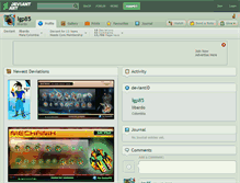 Tablet Screenshot of lgp85.deviantart.com