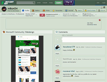Tablet Screenshot of miko434.deviantart.com