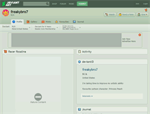 Tablet Screenshot of freakybro7.deviantart.com