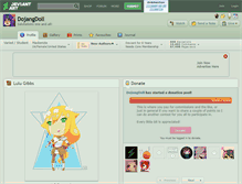 Tablet Screenshot of dojangdoll.deviantart.com