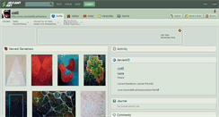 Desktop Screenshot of coill.deviantart.com