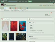 Tablet Screenshot of coill.deviantart.com