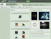 Tablet Screenshot of dark-asphyxiation.deviantart.com