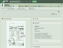 Tablet Screenshot of dadicus.deviantart.com