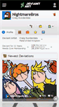 Mobile Screenshot of nightmarebros.deviantart.com