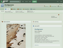 Tablet Screenshot of diredigression.deviantart.com