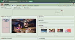 Desktop Screenshot of lucylips.deviantart.com