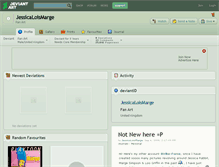 Tablet Screenshot of jessicaloismarge.deviantart.com