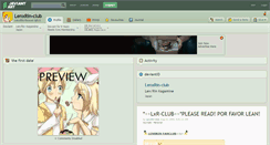 Desktop Screenshot of lenxrin-club.deviantart.com