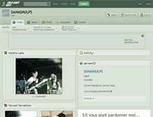 Tablet Screenshot of danashulps.deviantart.com