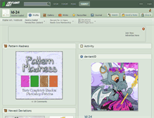 Tablet Screenshot of id-24.deviantart.com