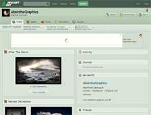 Tablet Screenshot of absinthegraphics.deviantart.com