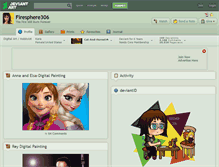 Tablet Screenshot of firesphere306.deviantart.com