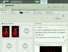 Tablet Screenshot of dodoexpress.deviantart.com