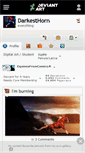 Mobile Screenshot of darkesthorn.deviantart.com