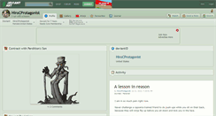 Desktop Screenshot of hirocprotagonist.deviantart.com