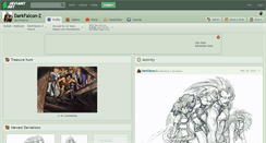 Desktop Screenshot of darkfalcon-z.deviantart.com