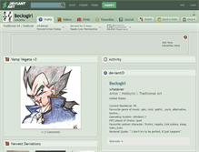 Tablet Screenshot of becksgirl.deviantart.com