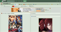 Desktop Screenshot of emeraldfire131.deviantart.com