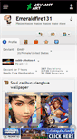 Mobile Screenshot of emeraldfire131.deviantart.com