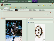 Tablet Screenshot of mirunamiru.deviantart.com