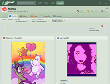 Tablet Screenshot of mxrthx.deviantart.com
