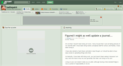Desktop Screenshot of battlepaint.deviantart.com