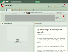 Tablet Screenshot of battlepaint.deviantart.com