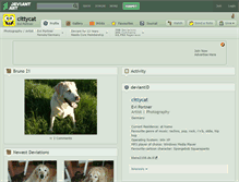 Tablet Screenshot of cittycat.deviantart.com
