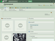 Tablet Screenshot of fotochempionat.deviantart.com