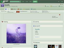 Tablet Screenshot of eunelia.deviantart.com